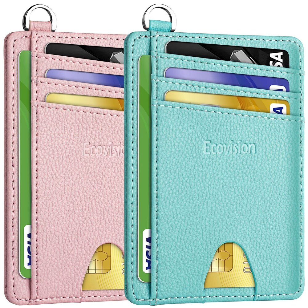 1066 Slim Minimalist Front Pocket Wallet, RFID Blocking Credit Card Holder